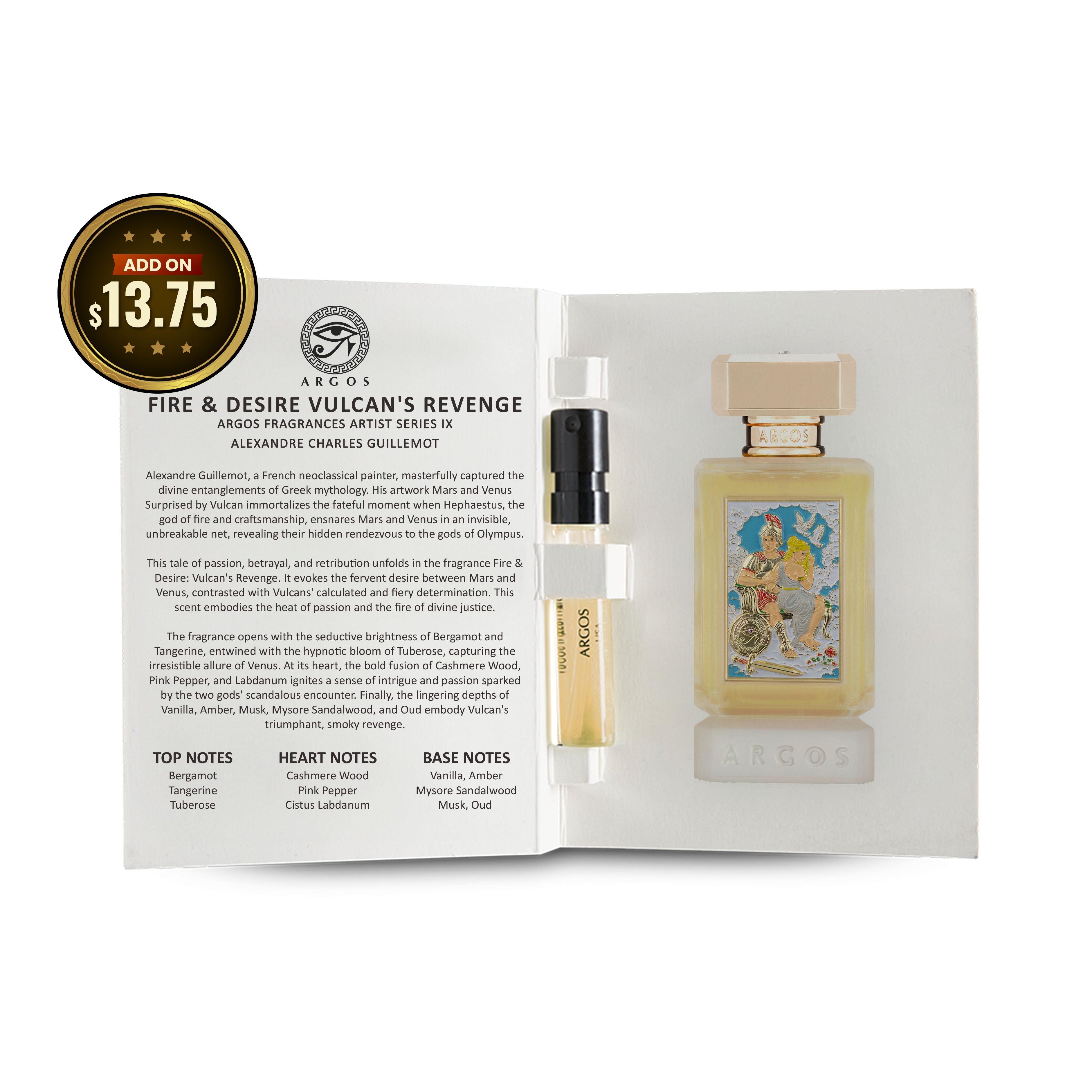 Sample Pack Addon Argos Fire & Desire Vulcan's Revenge Perfume