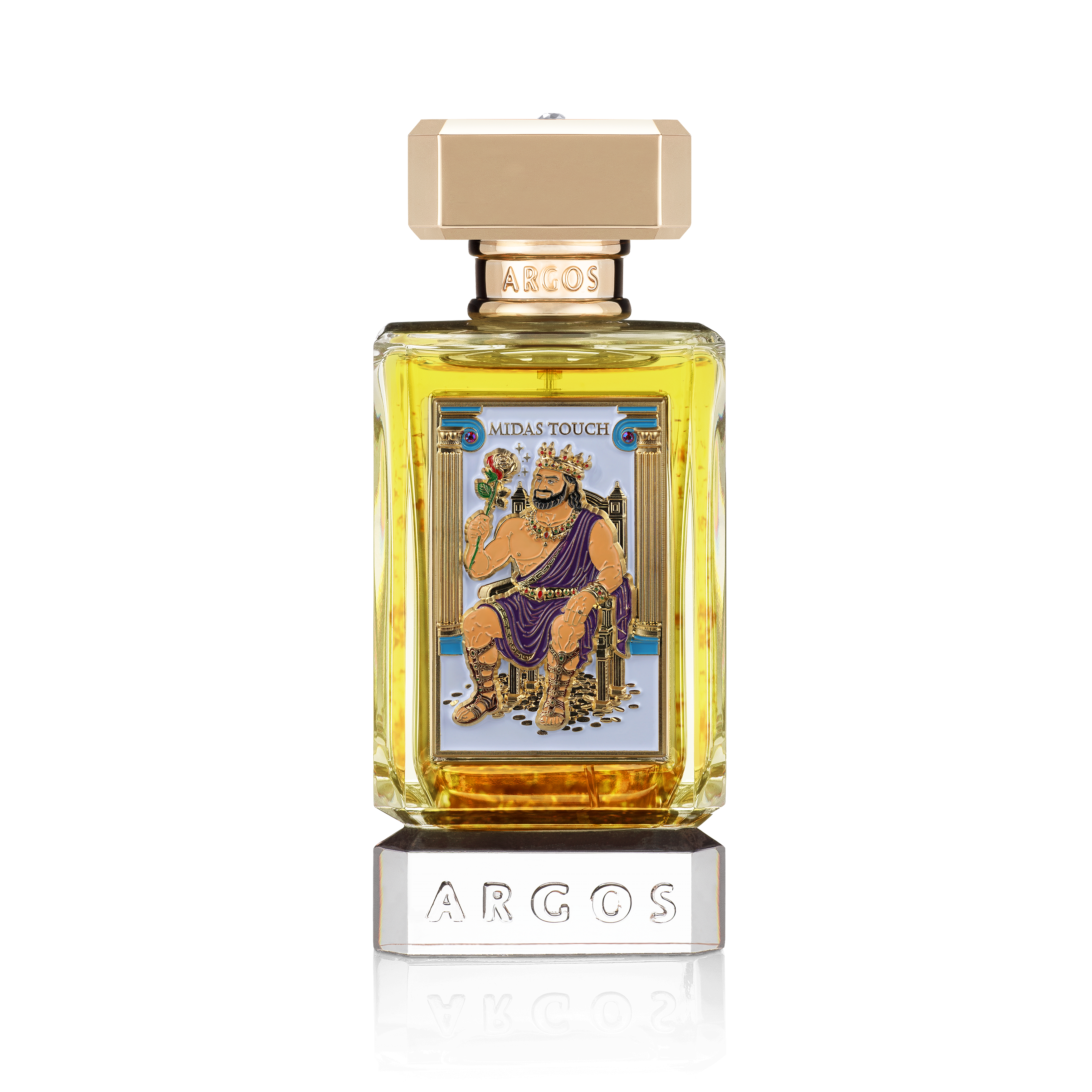 Argos Midas Touch 24K Gold Edition 100ml perfume front view