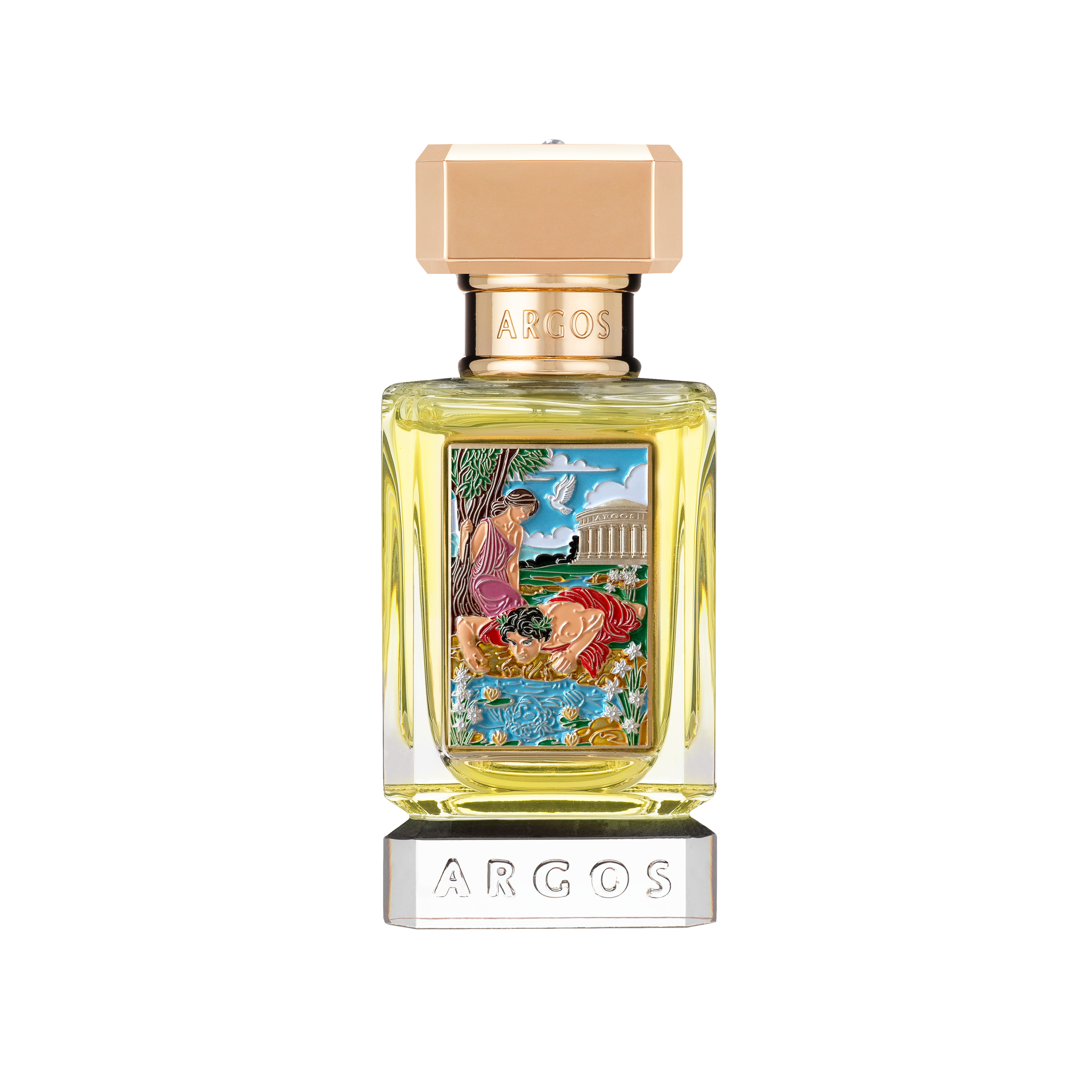 NARCISSUS OBSESSION IN BLOOM Perfume bottle with classical design on label and 'ARGOS' branding