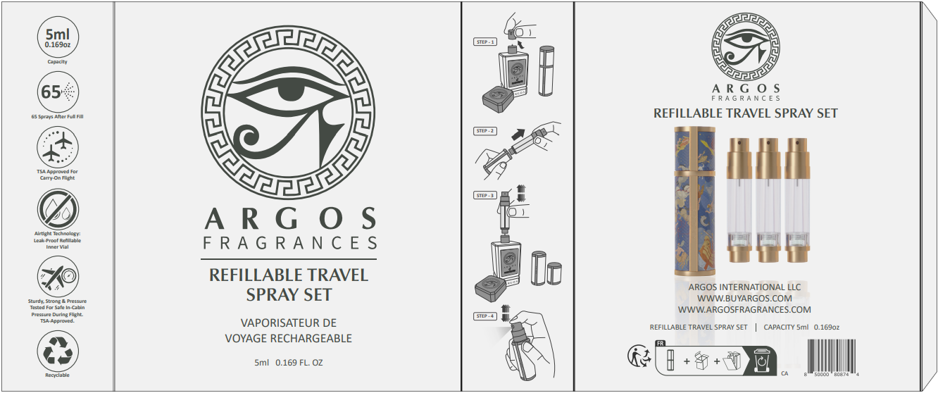 Argos Luxury Travel Atomizers