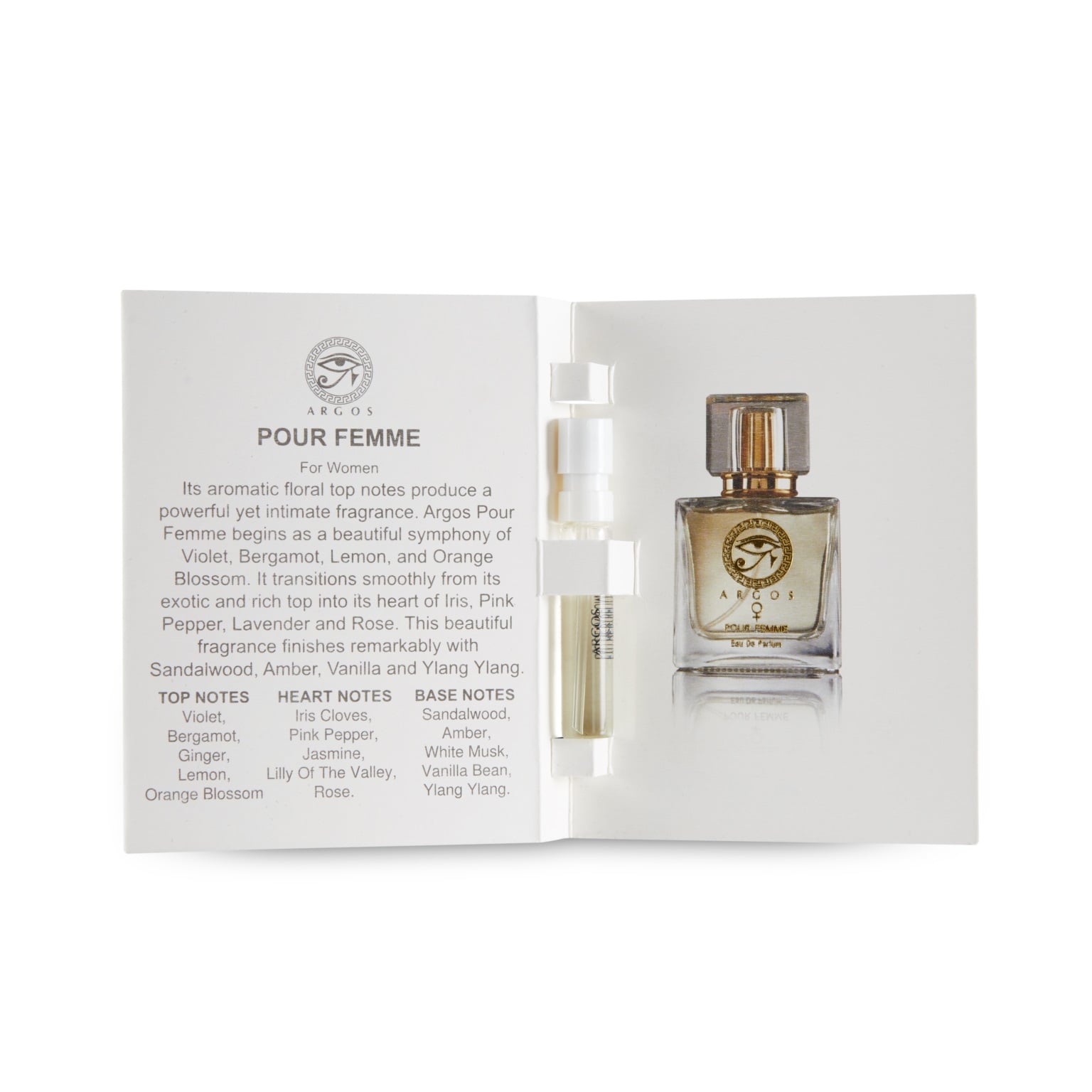 Argos SAMPLE PACK Of 12 Fragrances, Each Natural Spray Bottle Contains 2ml, .06 FL. OZ.