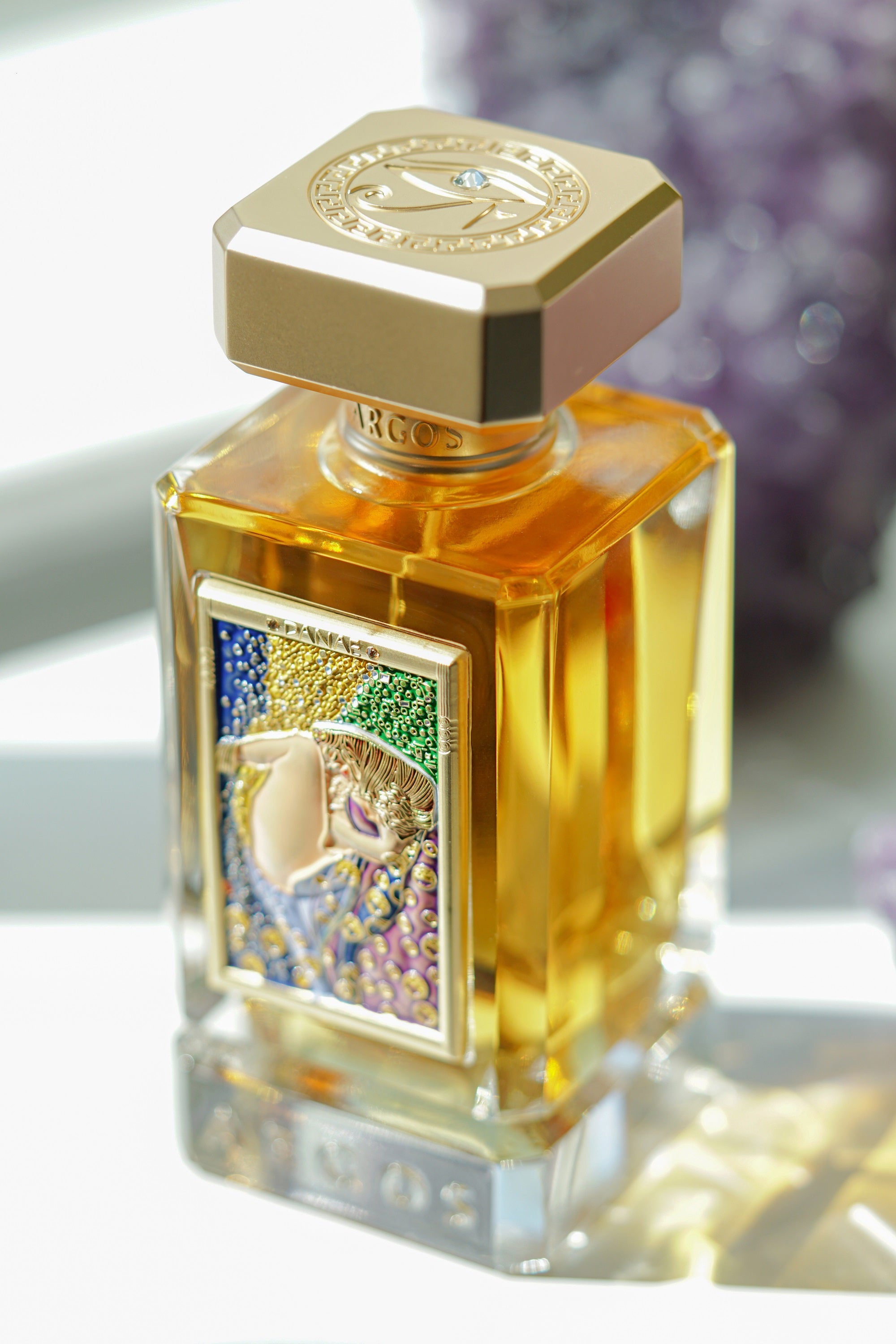 Argos Fragrances New Release DANAE 100ml Bottle Deeply Right Facing View