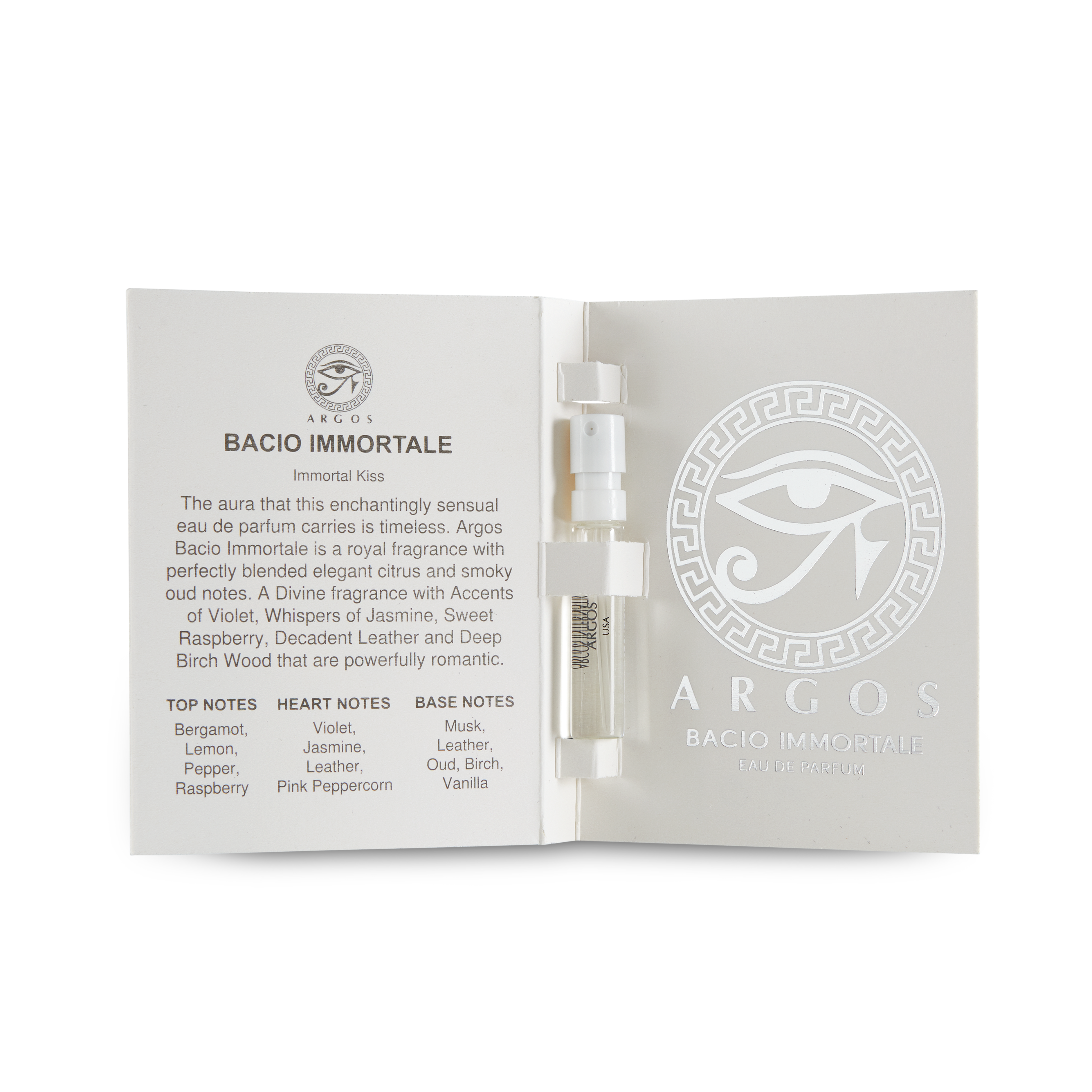 Argos SAMPLE PACK Of 12 Fragrances, Each Natural Spray Bottle Contains 2ml, .06 FL. OZ.