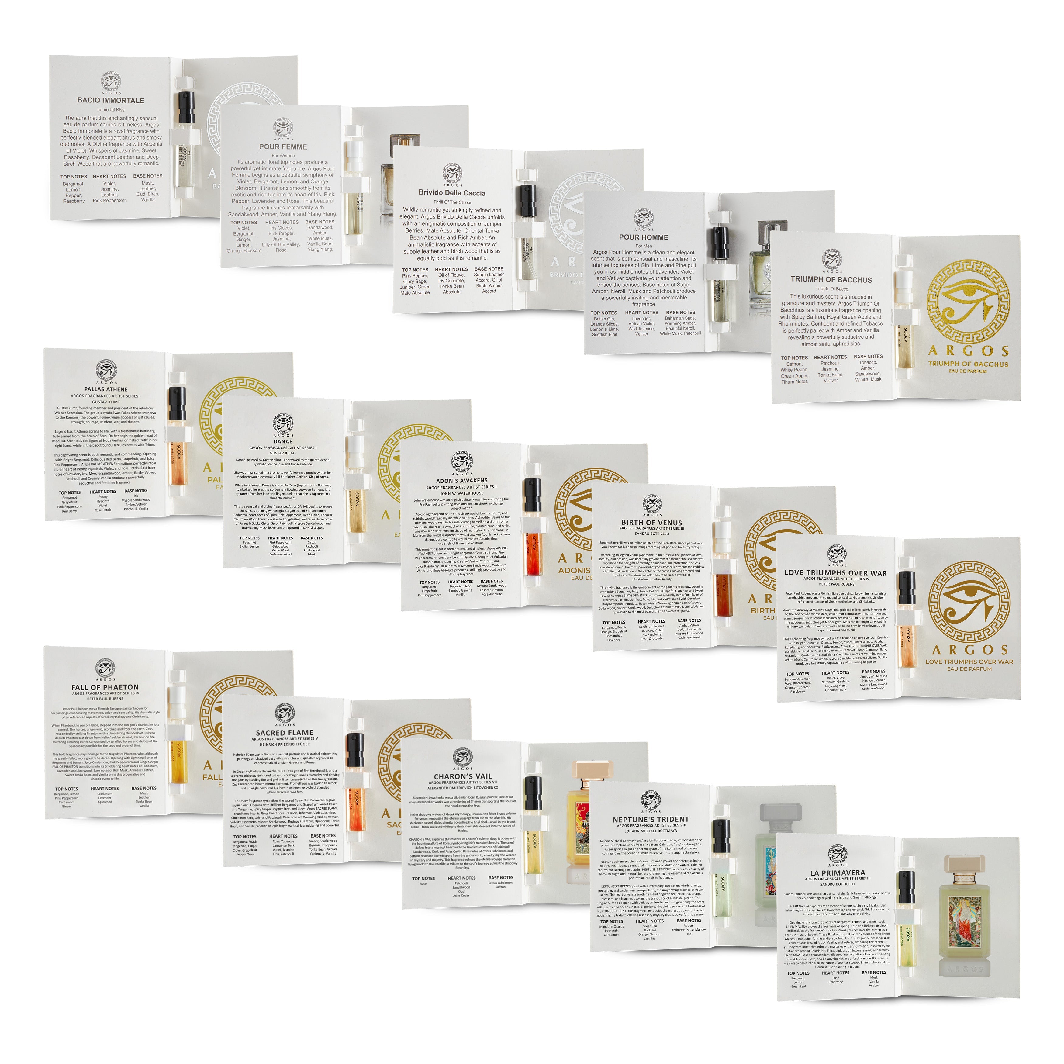 Argos Sample Pack of 11 Fragrances