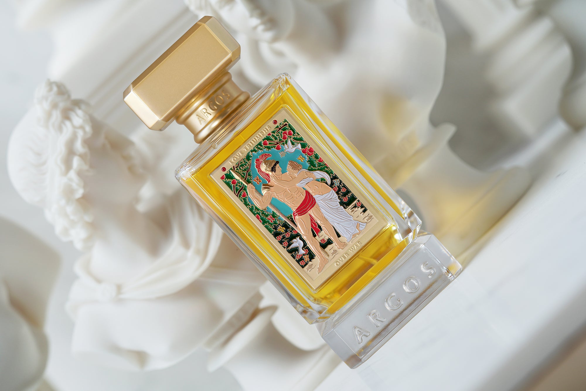 Argos Love Triumphs Over War 100ml Bottle Full Front More Cross View Candid