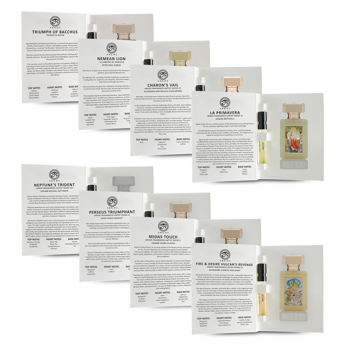 Argos Extrait De Parfum Discovery Set Sample Pack