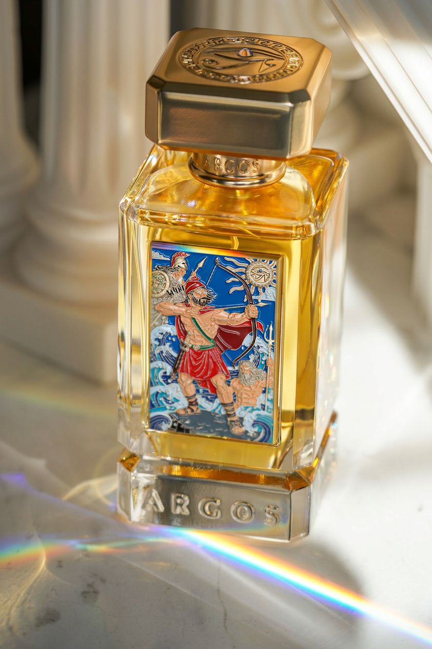 Argos Odyssey The Legend Returns luxury extrait de parfum with sculpted metal cap