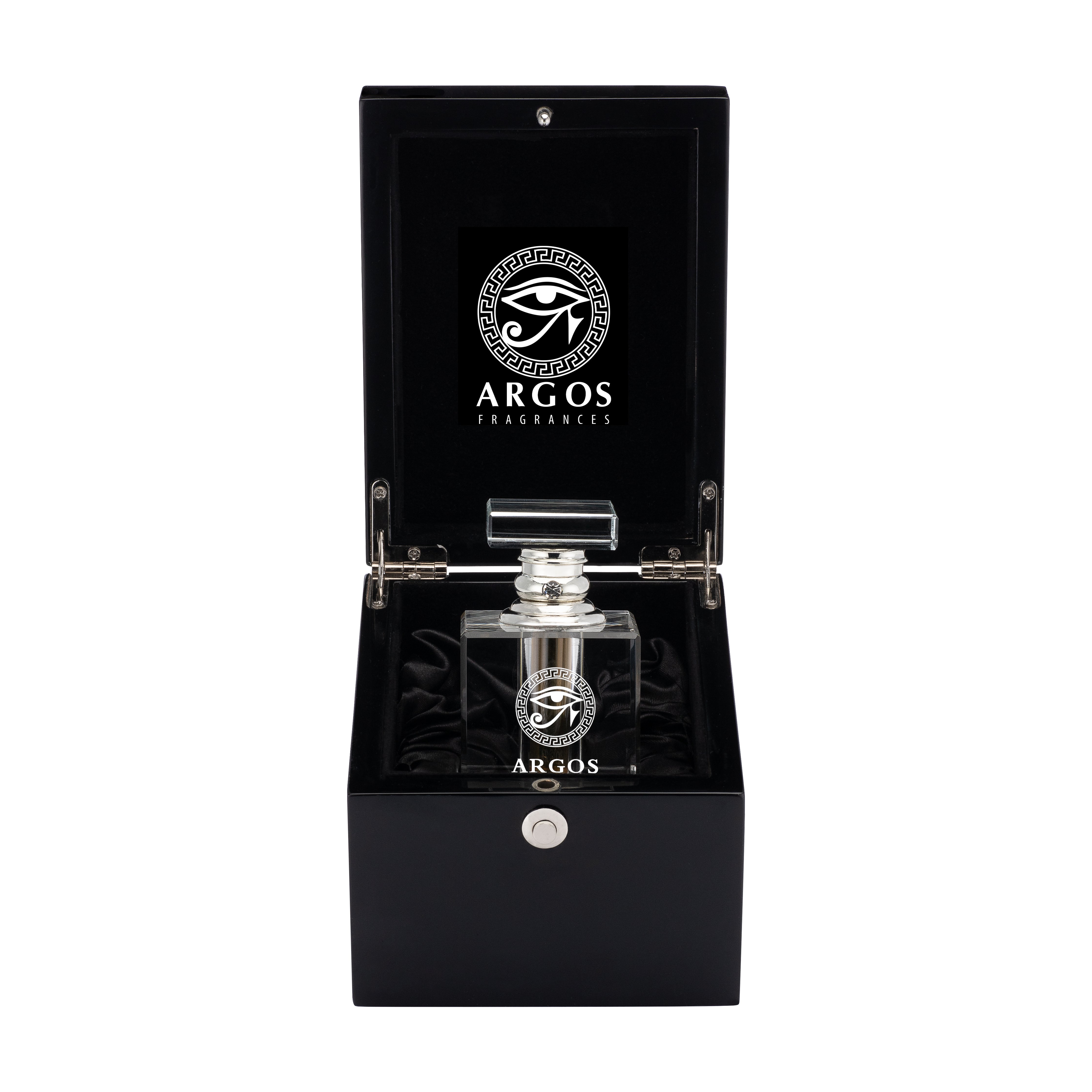 ARGOS Crystal Oil Attar Bottle Chrome 6ML